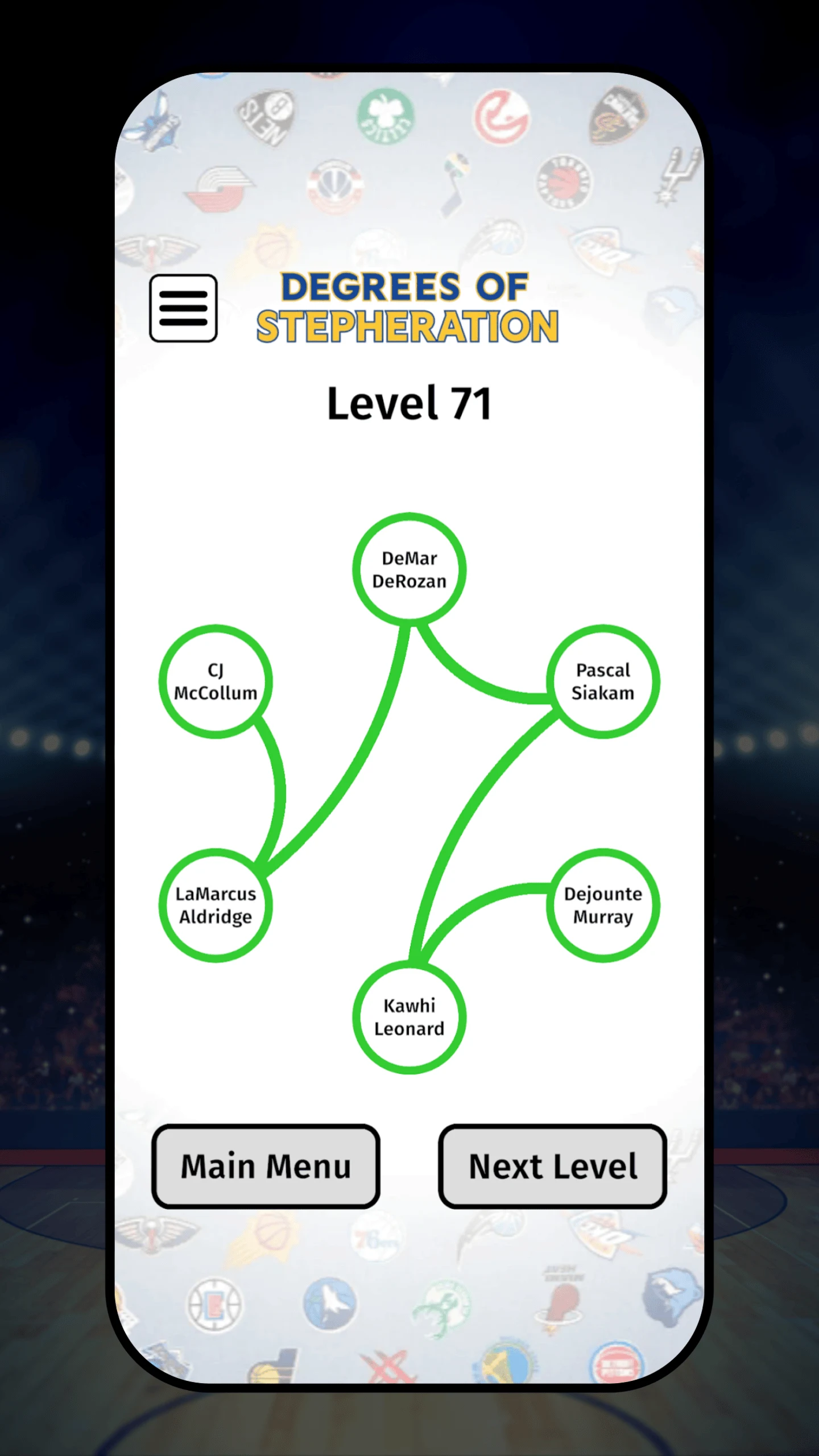 Degrees of Stepheration screenshot